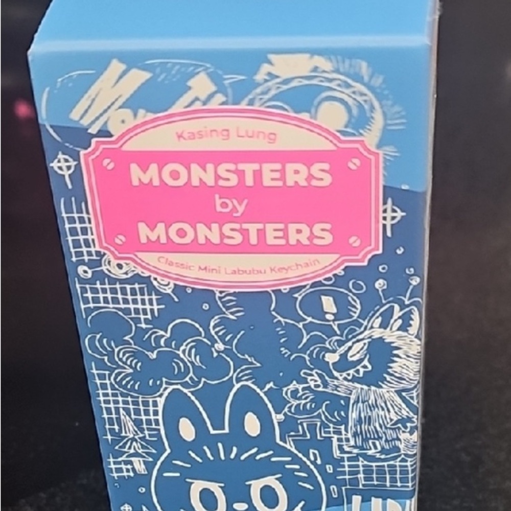 Kasing Lung Monsters by Monsters Keychain - Blue